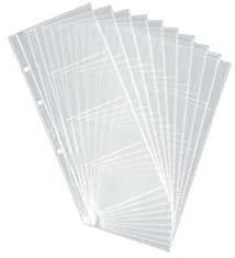 Durable Patvarūs papildymai Visifix 2385 ir 2387 vizitinių kortelių laikikliams 10vnt. scaidrus (2387-19)