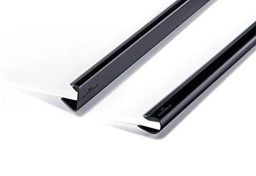 Durable 6mm bėgeliai dokumentams, juodi