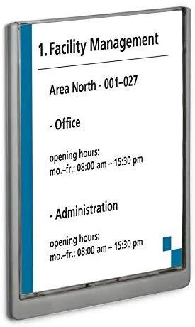 Biurfol CLICK SIGN TABLICZKA A4 210X297 MM PRZYDRZWIOWA
