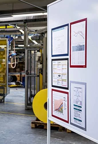 Plakatas DURABLE DURAFRAME MAGNETIC A3 5 Stück raudona