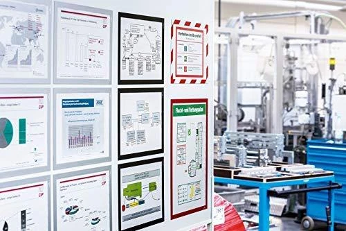 Plakatas DURABLE DURAFRAME MAGNETIC A3 5 Stück raudona