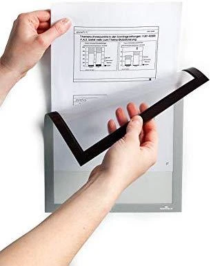 Durable Ramka magnetyczna DURAFRAME A4, sidabrinė, 5 vnt (DUR880)