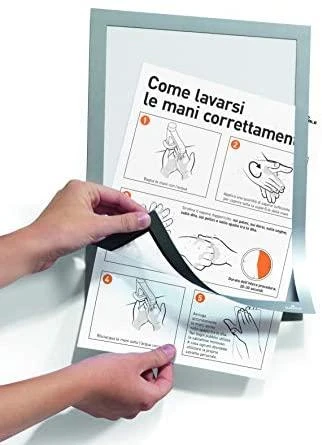 Durable DURABLE Inforahmen Duraframe A4 selbstklebend 2 St baltas