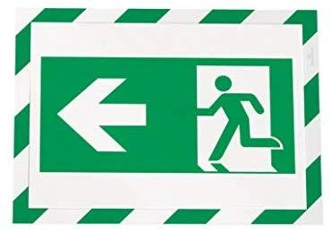 Plakatas Durable Patvarus DURAFRAME SECURITY lipnus rėmas žalia-balta A4, 2 vnt (DUR941)