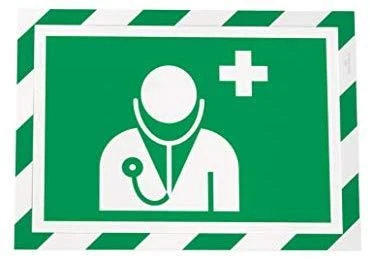 Plakatas Durable Patvarus DURAFRAME SECURITY lipnus rėmas žalia-balta A4, 2 vnt (DUR941)