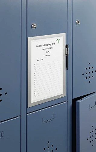 Laikiklis Durable DURABLE DURAFRAME MAGNETIC NOTE A4 1 vnt. sidabrinis