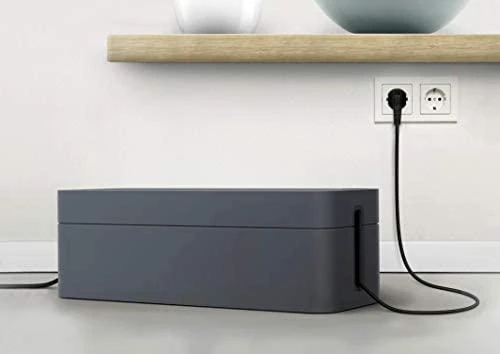 Durable Patvari kabelių dėžė CAVOLINE BOX L grafitas 503037