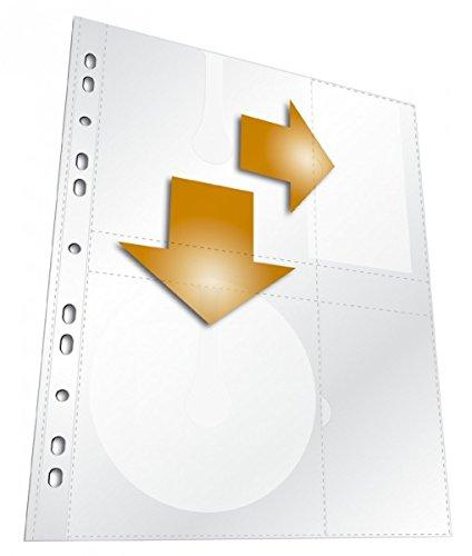 Patvarūs DURABLE CD dėklai 2 CD/DVD diskams, skaidrūs, 5 vnt.