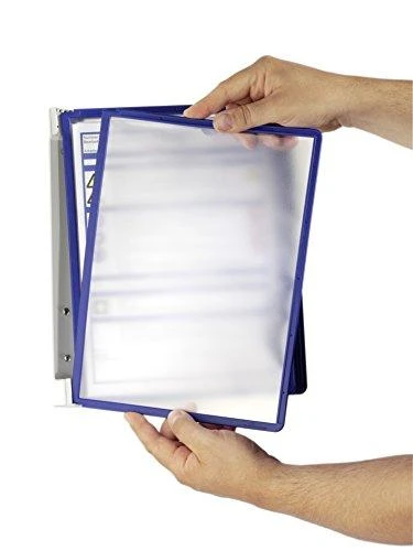 Laikiklis Durable Rinkinys 5 paneli informacyjnych na ścianę Vario Durable tamsiai mėlyna