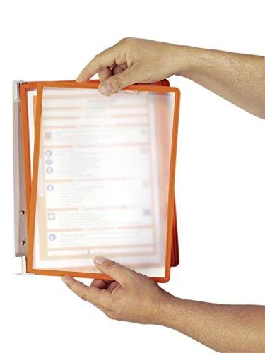 Durable Parinktas iš 5 informacinių skydelių, skirtų variosienei Durable oranžinės spalvos