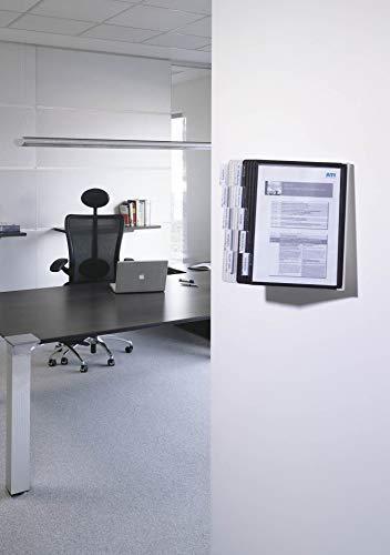 DURABLE Sichttafelsystem SherpaWall 10 Sichttafel schw/grau
