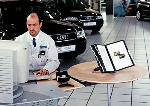 Reklaminis stovas DURABLE SHERPA, 10 įmaučių, pastatomas