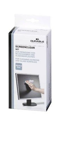 Valiklis ekranams DURABLE Screenclean, 125 ml + servetėlės, 20 vnt.