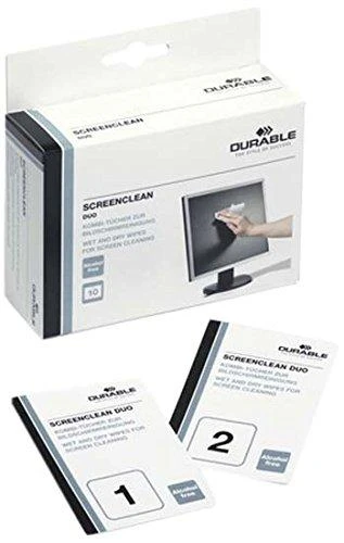 Valiklis Durable Patvarios Drėgnos ir sausos servetėlės valymui širmos 20 vnt. (5721-02)