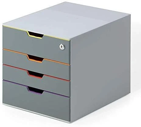 Durable DURABLE Schubladenbox VARICOLOR 1Fach SAFE Schloss mehrfbg