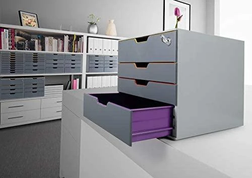 Durable DURABLE Schubladenbox VARICOLOR 1Fach SAFE Schloss mehrfbg