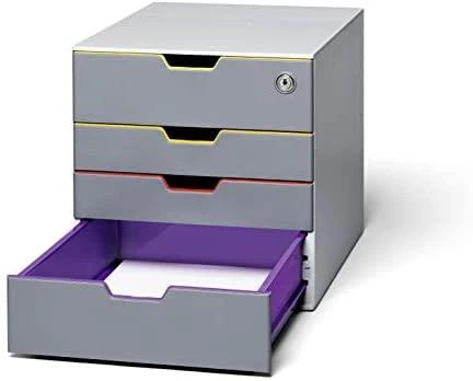 Durable DURABLE Schubladenbox VARICOLOR 1Fach SAFE Schloss mehrfbg