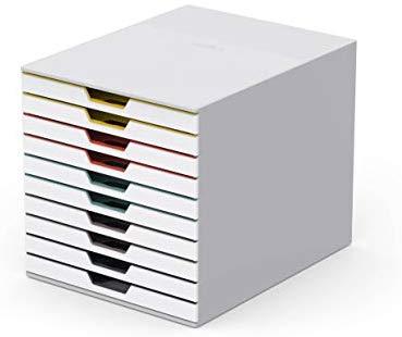 Durable DURABLE Schubladenbox VARICOLOR 10Fächer MIX mehrfbg