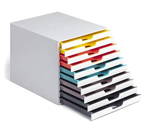Durable DURABLE Schubladenbox VARICOLOR 10Fächer MIX mehrfbg