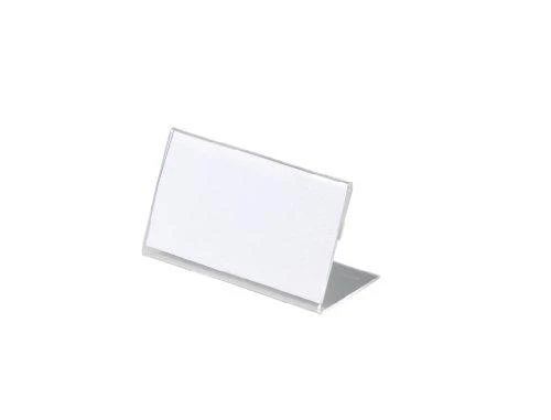 Durable Tablica na stół Akryl 52x100mm permatomas 10 vnt.