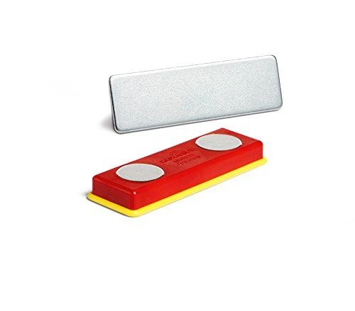 Durable DURABLE Namensschild m Magnet 40x75mm 25erPck transp