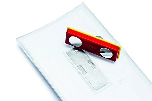 Dėklas vardinei kortelei Durable, 54x90mm, su magnetu, lenktas, kieto plastiko, skaidrus
