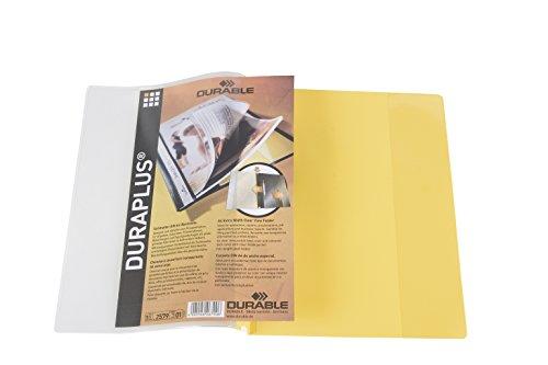 Aplankas dokumentams su įsegėle ir kišene DURABLE DURAPLUS