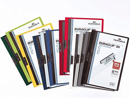 Durable Patvarus 220057 - Įprastas aplankas - A4 - PVC - Antracito spalvos - Pilkas - Matinis - Vertikalus
