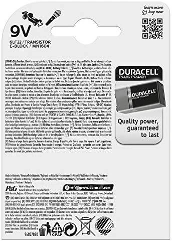 Baterijos DURACELL 9V, LR61, 1vnt