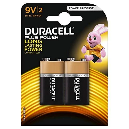 Baterijos DURACELL 9V, LR61, 1vnt