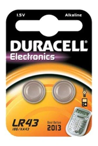Duracell LR43 Vienkartinė baterija SR43 Šarminis