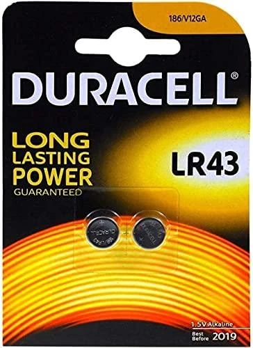 Duracell LR43 Vienkartinė baterija SR43 Šarminis