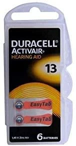 DURACELL DA13 N6 Elementai klausos ap.