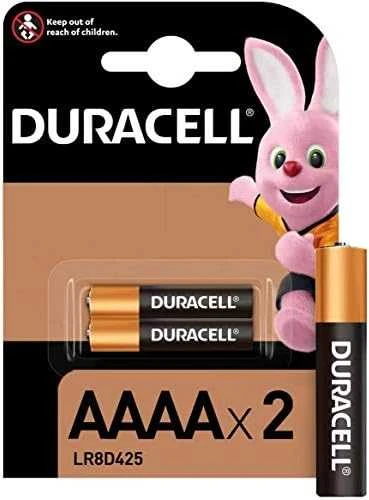 Duracell AAAA baterijos pakuotė su viena atskira baterija