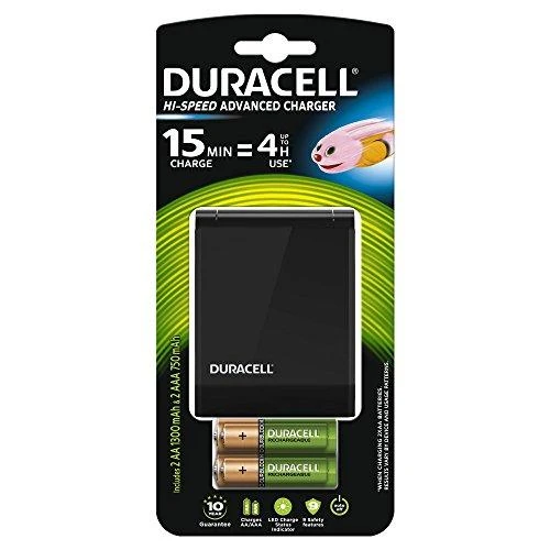 Duracell Hi-speed Charger Cef27 Baterijų Įkroviklis