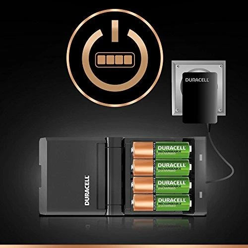 Duracell Hi-speed Charger Cef27 Baterijų Įkroviklis