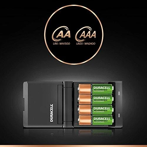 Duracell Hi-speed Charger Cef27 Baterijų Įkroviklis