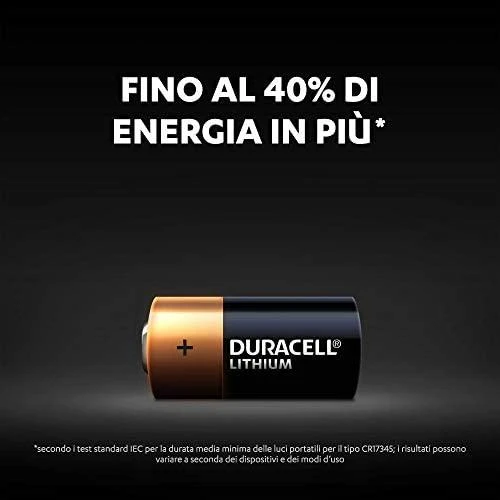 Duracell 123106 buitinė baterija Vienkartinė baterija CR123A Litis