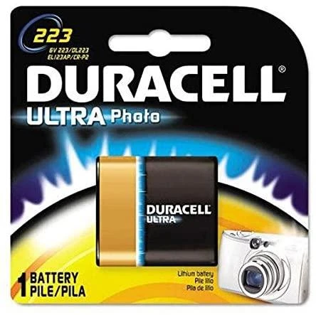 Duracell 223 baterija pakuotėje