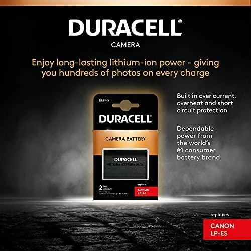 Duracell Li-Ion Power Bank 1600 mAh, palaiko Canon LP-E6