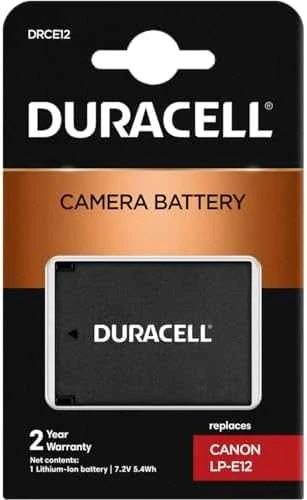 Duracell DRCE12 kameros / vaizdo kameros su vaizdo magnetofonu baterija Ličio-jonų (Li-Ion) 750 mAh