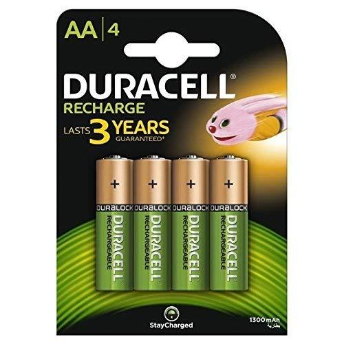 Baterija - Duracell AA 1300 mAh Įkraunama NiMH 4-vnt.