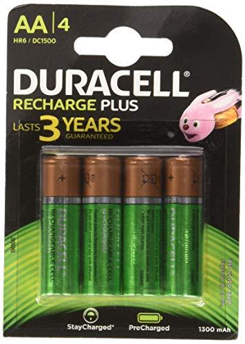 Baterija - Duracell AA 1300 mAh Įkraunama NiMH 4-vnt.