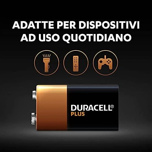 Duracell Batterie Plus -9V (MN1604/6LR61) 2St.