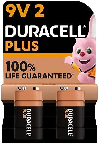 Duracell Batterie Plus -9V (MN1604/6LR61) 2St.