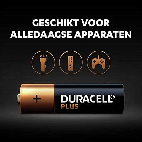 "Duracell Plus Power Lr06" baterijų pakuotė X 4 vienetai