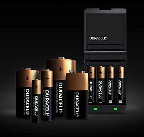 Akumuliatorius - Duracell 9V Įkraunamas 170 mAh 400 Ciklų
