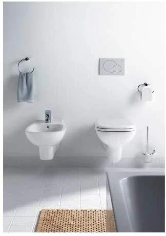 Duravit poda sēdriņķis ar vāku D-Code, balts