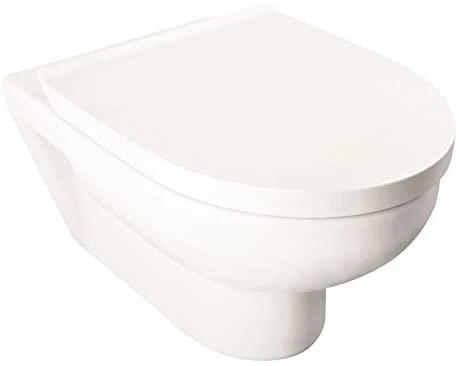 Duravit DuraStyle Basic Rimless wc pakabinamas 365x540 mm, su SC dangčiu 002079, baltas