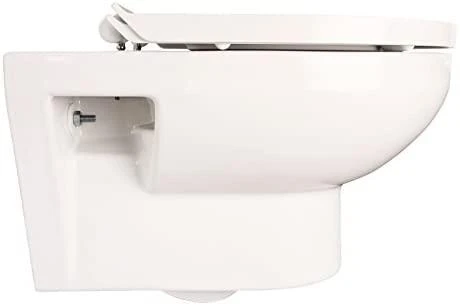 Duravit DuraStyle Basic Rimless wc pakabinamas 365x540 mm, su SC dangčiu 002079, baltas